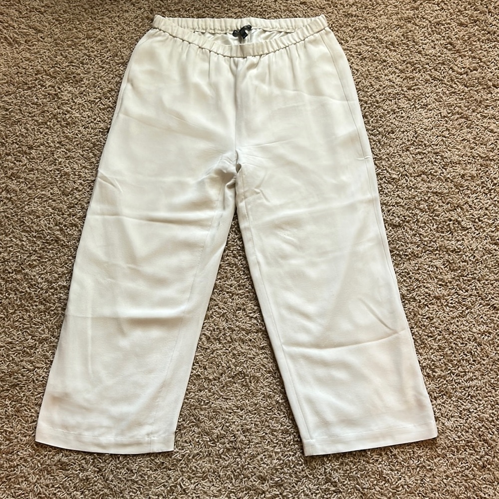 Eileen Fisher silk pull on pants